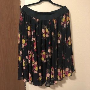 NWT torrid floral skirt